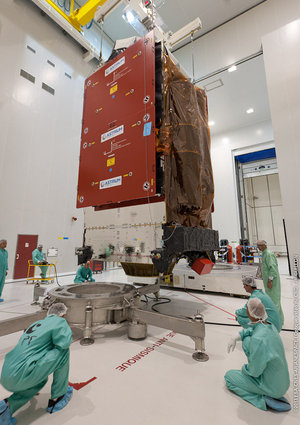 Alphasat moved to fuelling stand