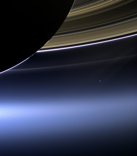 Cassini’s Pale Blue Dot