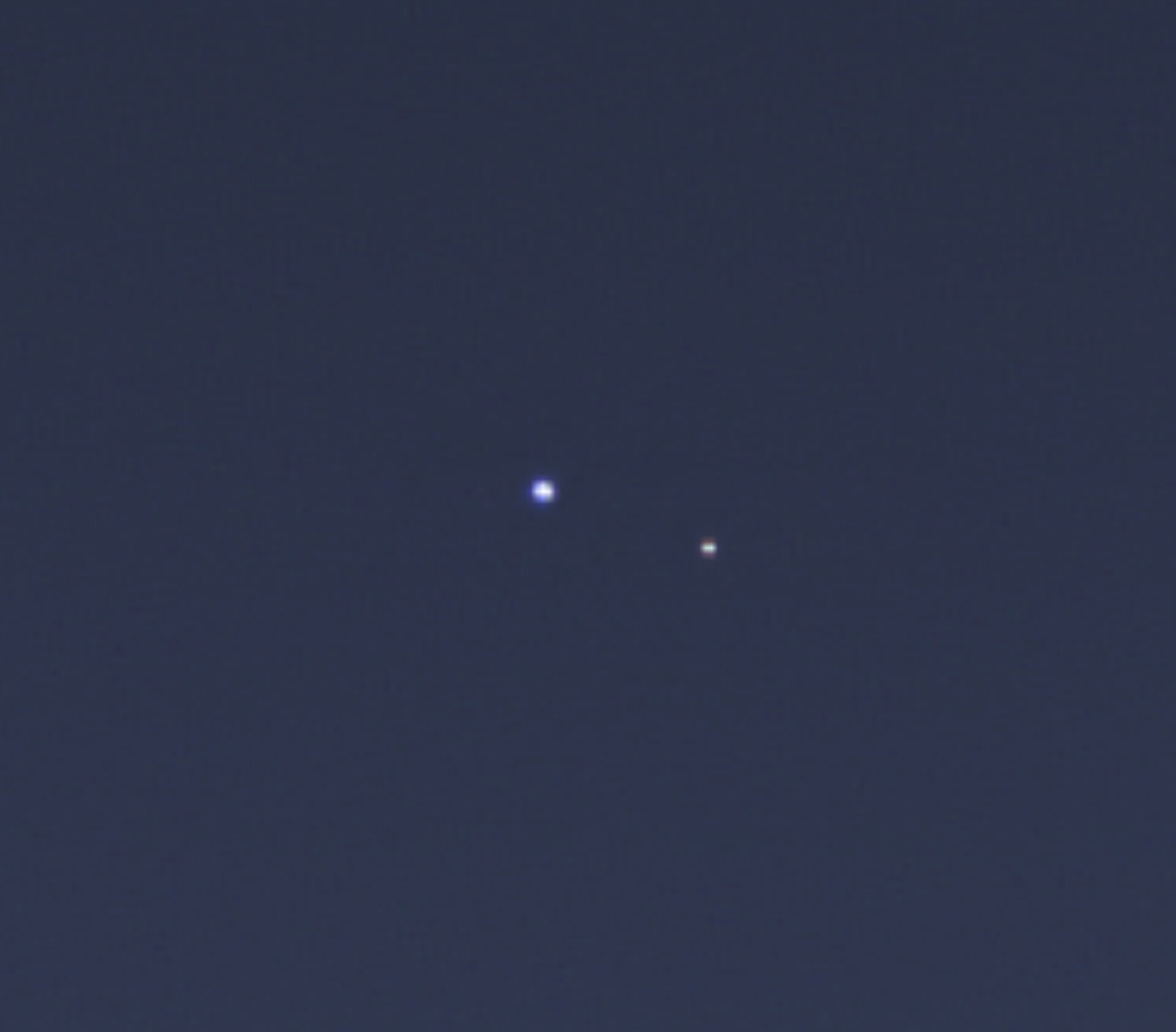 Earth and Moon close up
