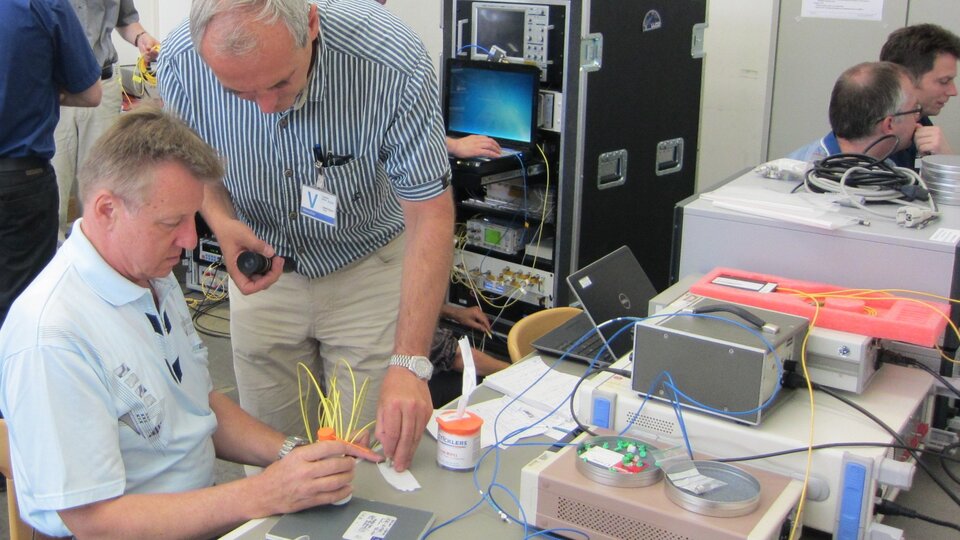 Test lab at RUAG, Zurich