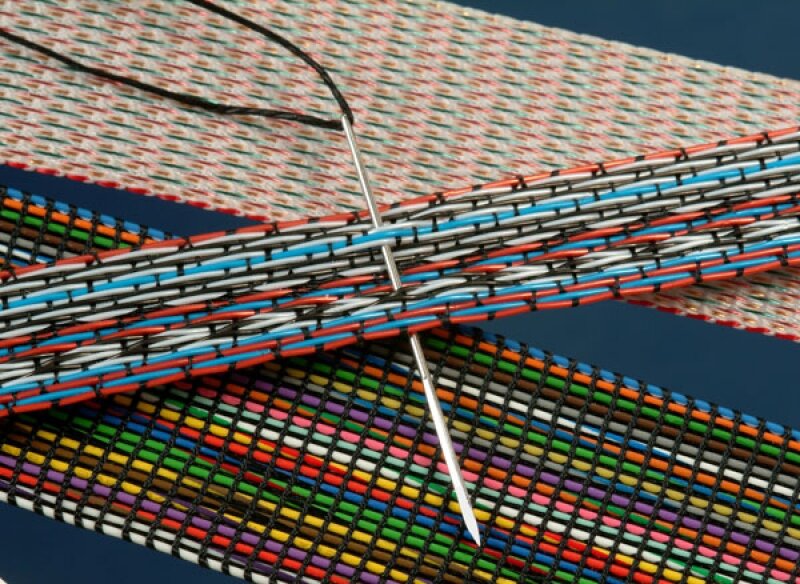 Flat-woven cables