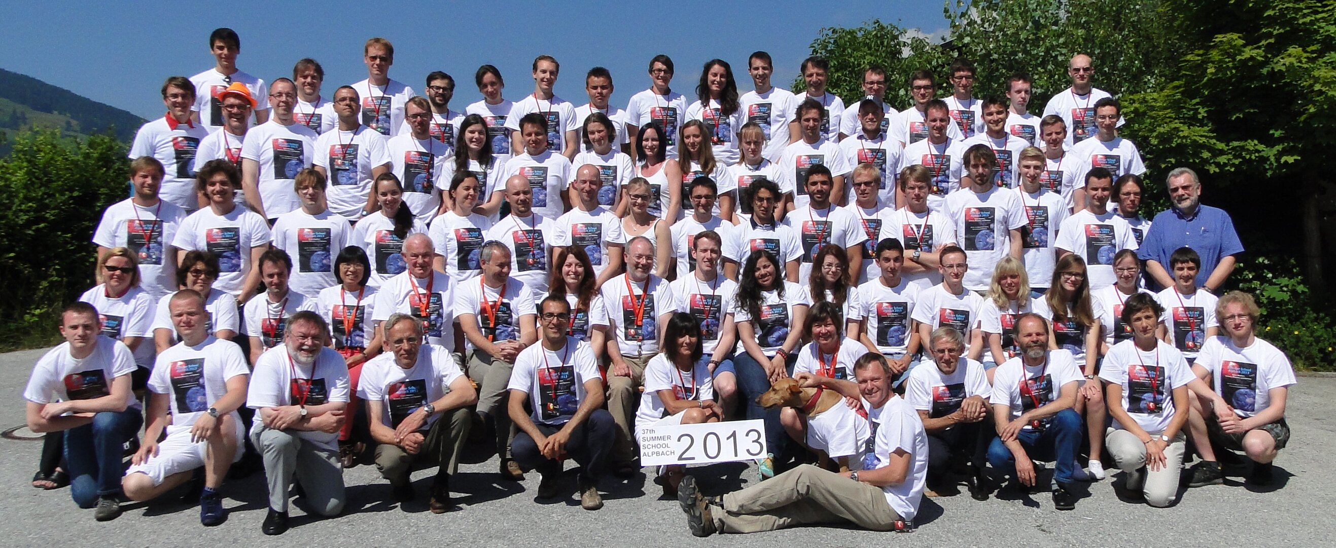 Gruppenphoto der Teilnehmer der Alpbach Sommerschule 2013