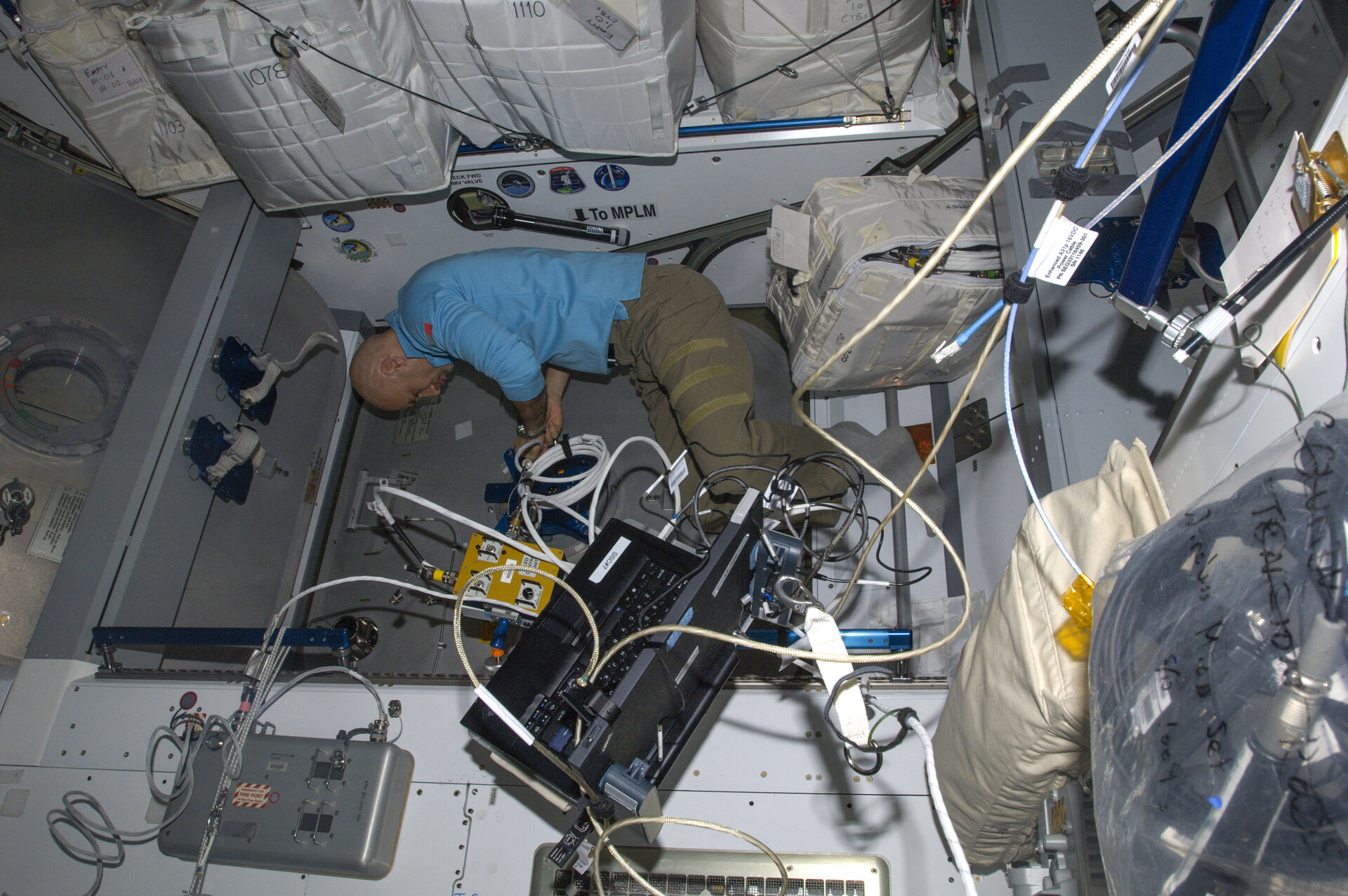 Installing the Centerline Berthing Camera System for Cygnus