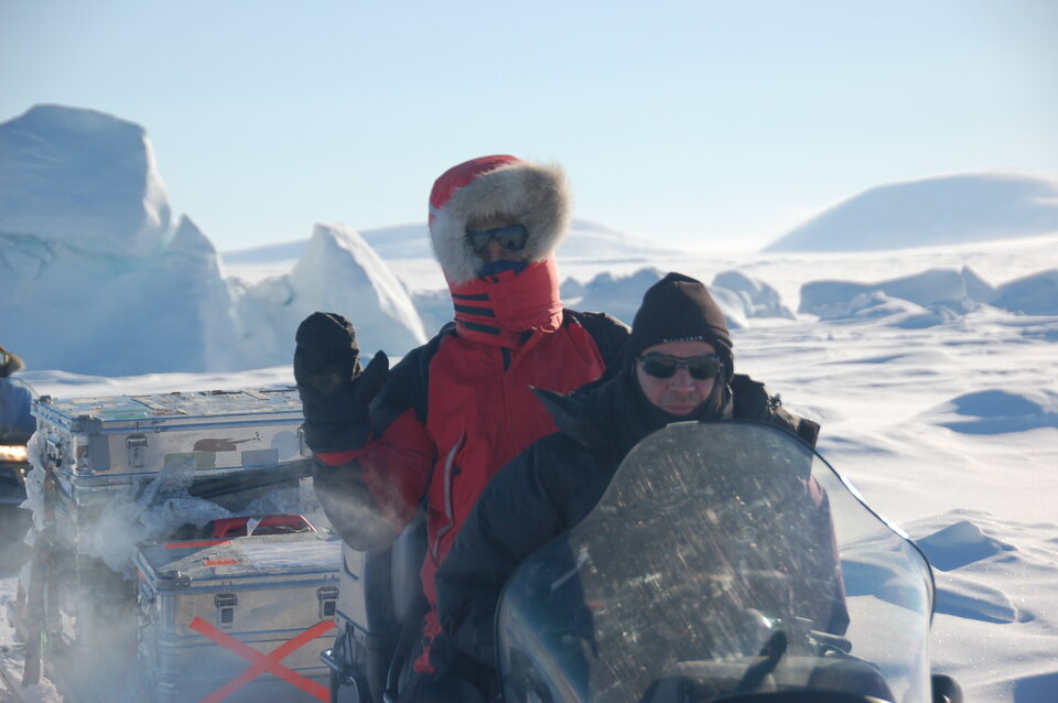 Ο Σέιμουρ Λάξον στην Αρκτική