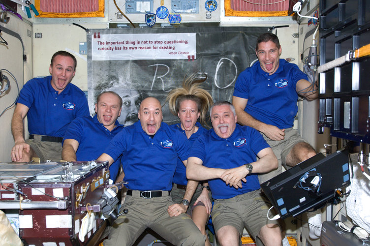 Space Station crew pay tribute to Albert Einstein