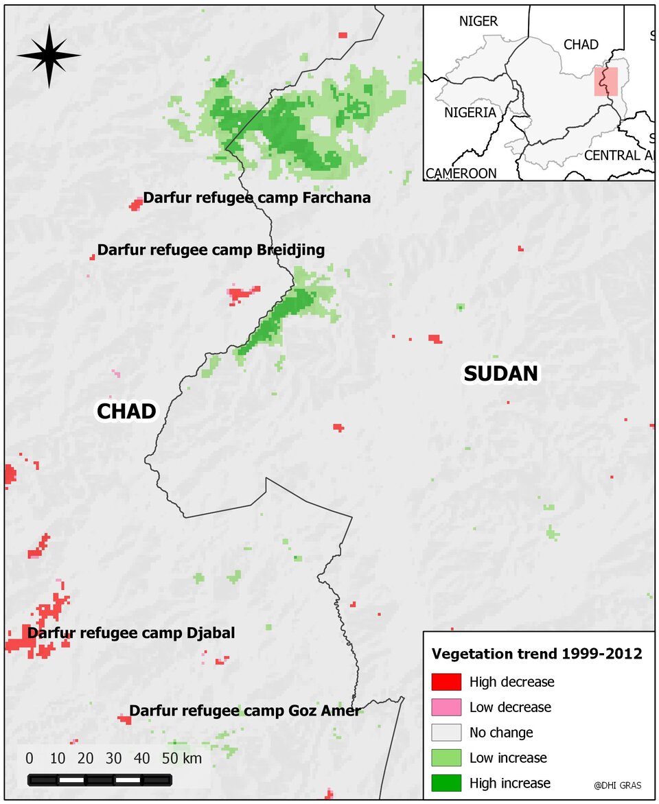 Land degradation in Darfur