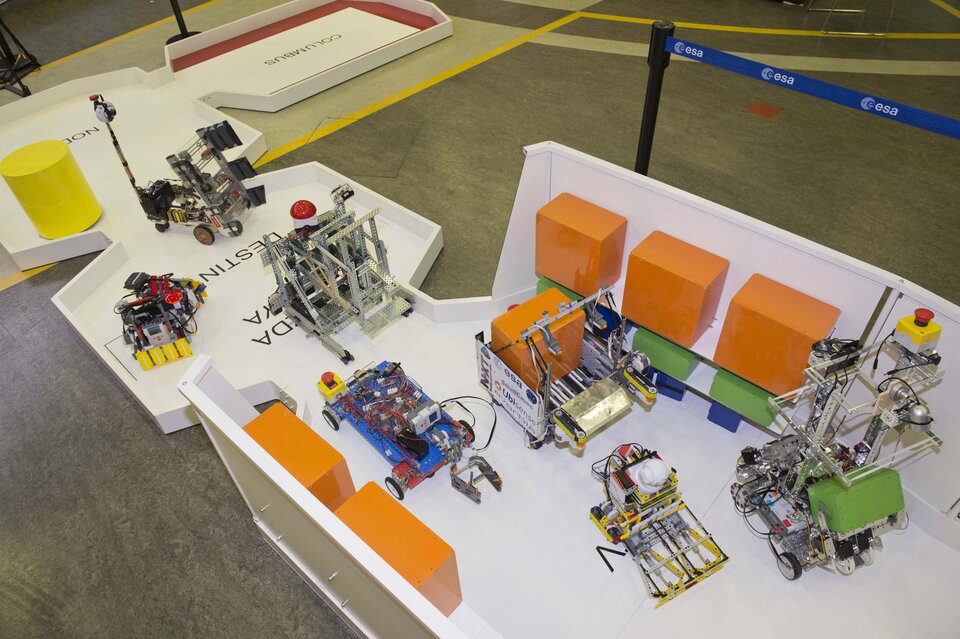 Τα ρομπότ του διαγωνισμού Volare Space Robotics