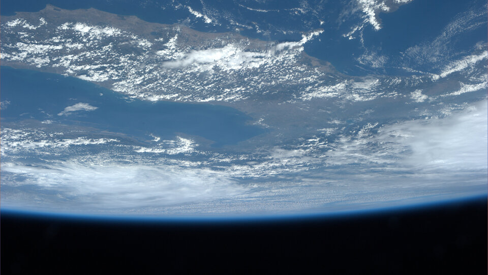 Luca's photo of Italy from space