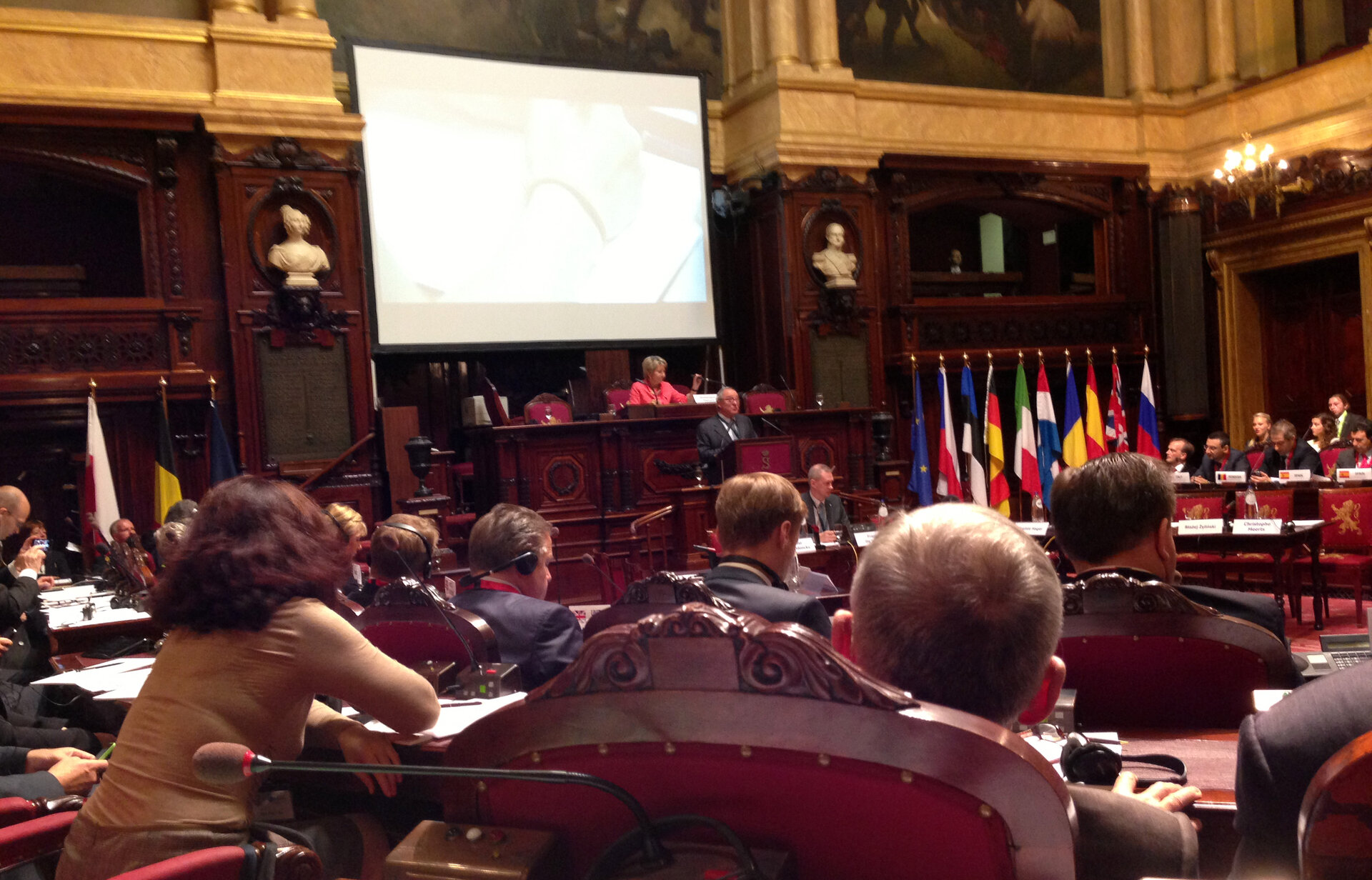 ESA's Director General Jean-Jacques Dordain giving an opening speech