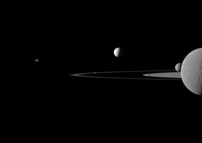 Quintet of moons