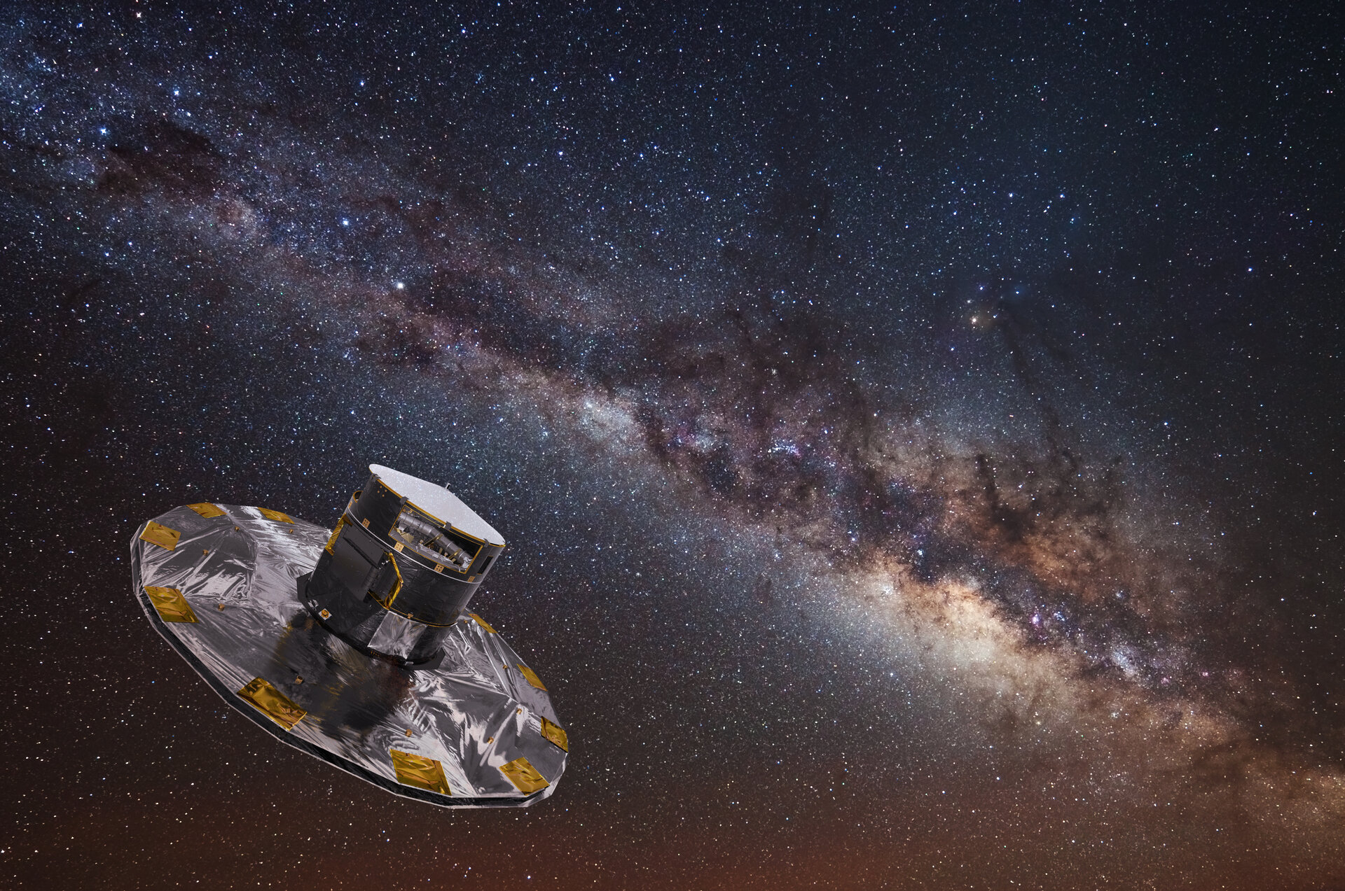 Gaia mapping the stars of the Milky Way