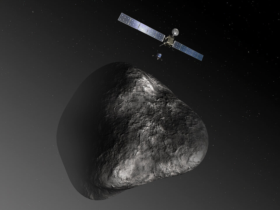 Rosetta and Philae at comet 