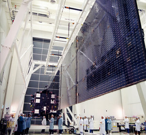 Rosetta’s solar wing deployment