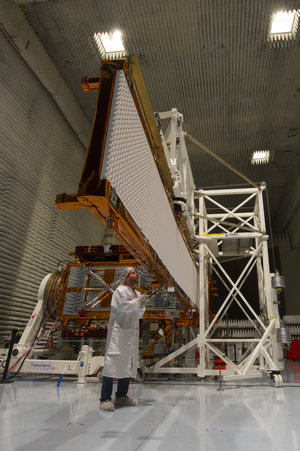 Sentinel-1A radar deployment