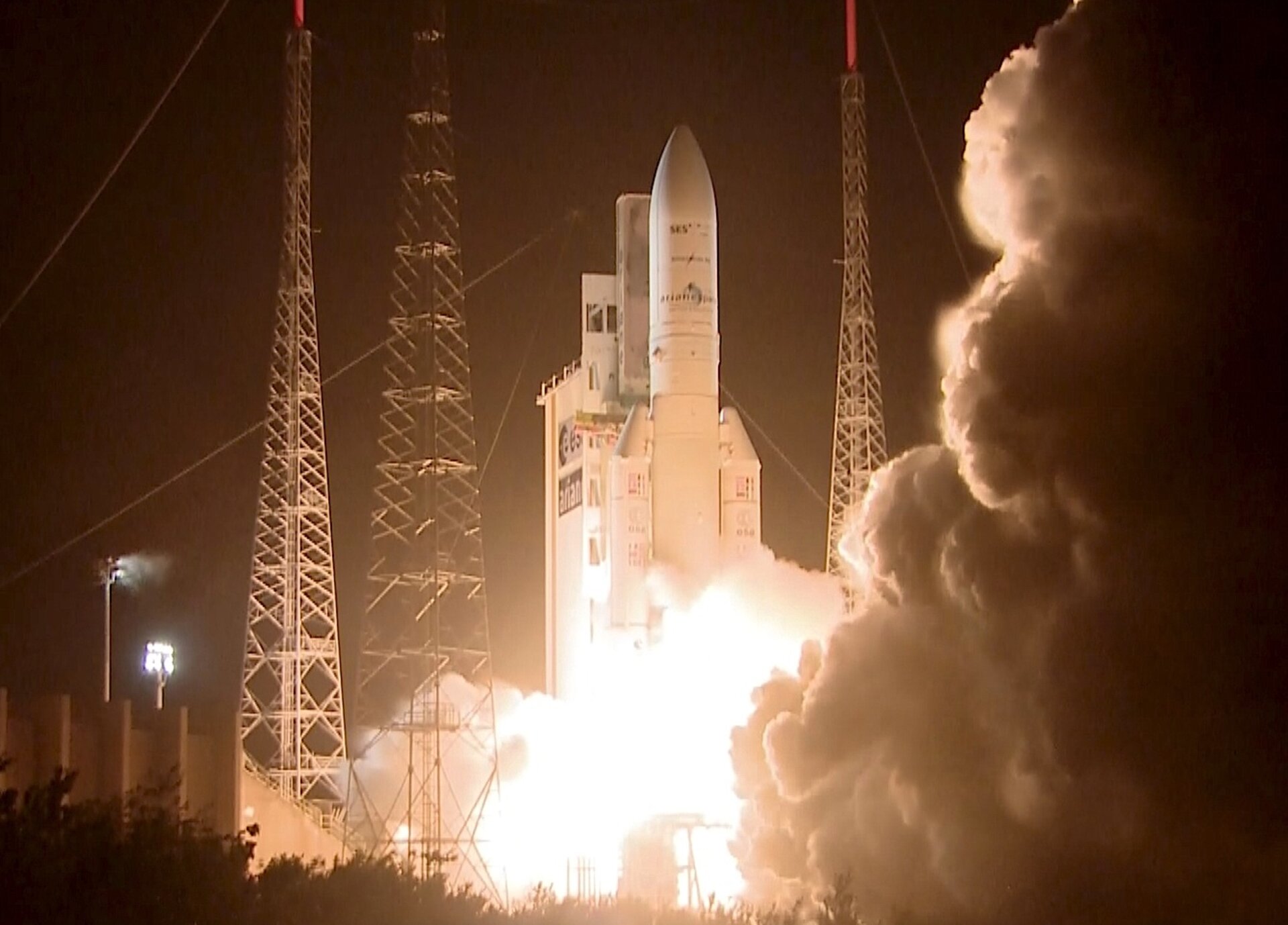 Ariane liftoff on flight VA216