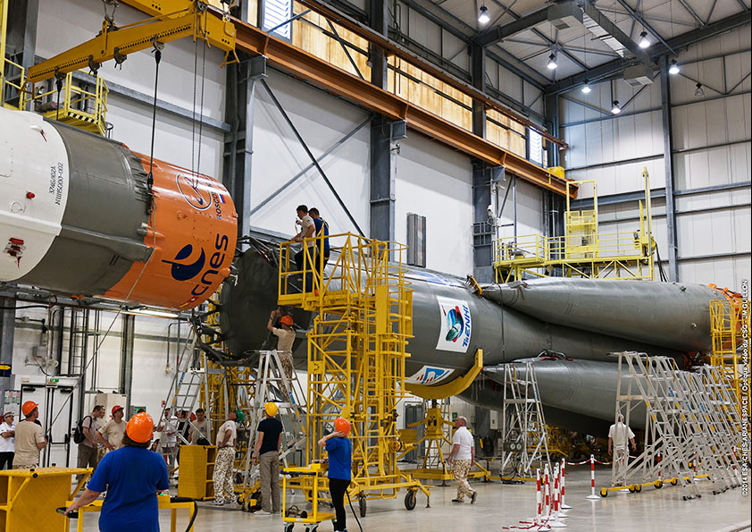 Assembling Soyuz