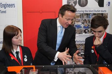 David Cameron at Big Bang Fair 2013