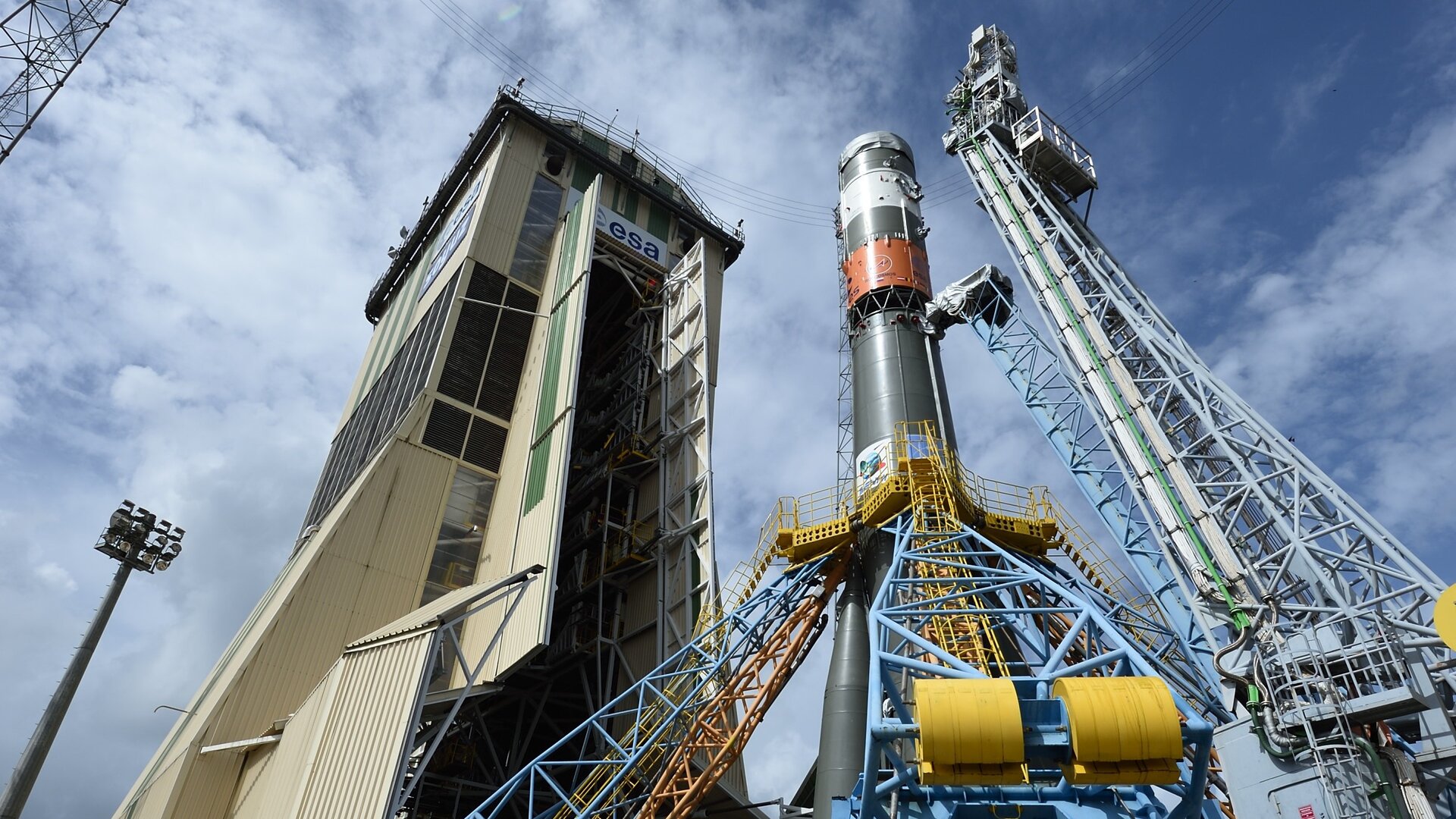 Soyuz on the launch pad