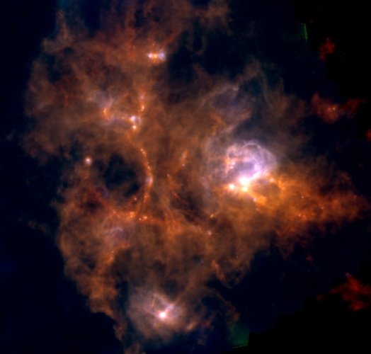 Star factory NGC 7538