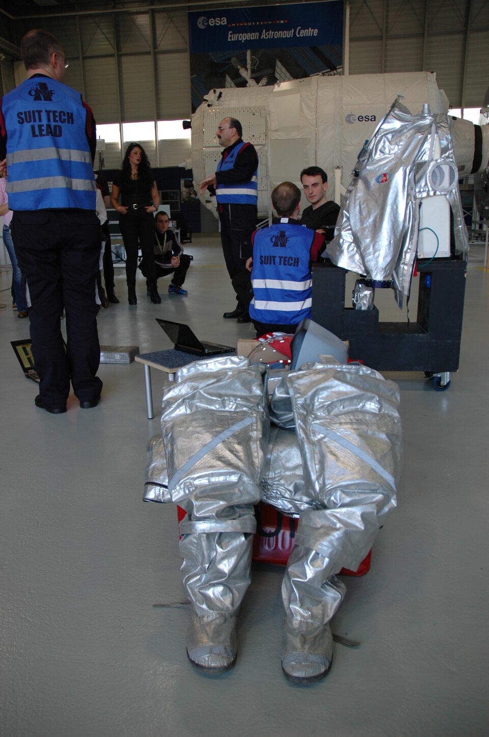 Spacesuit demonstration