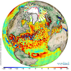 2013 sea-surface topography