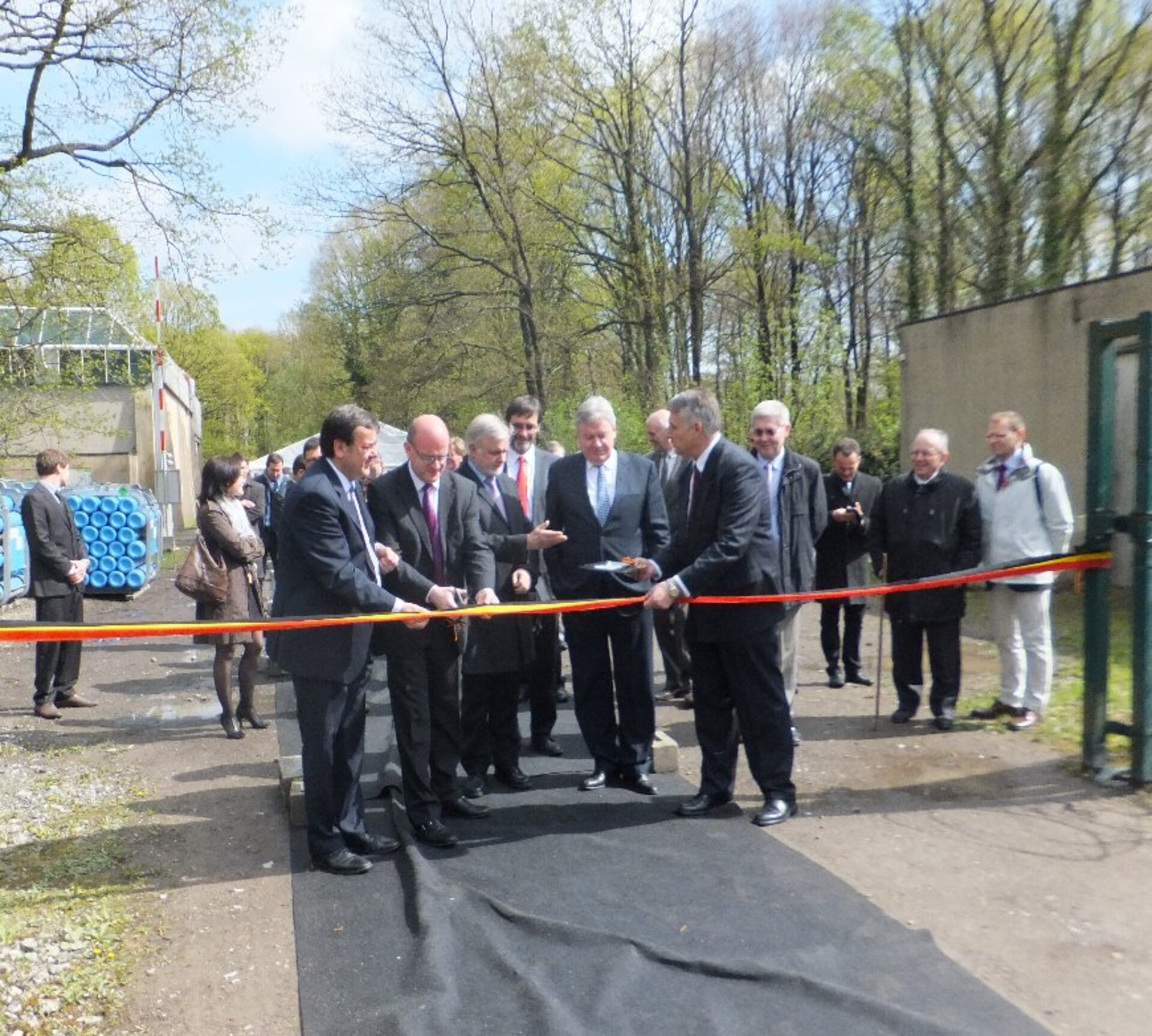 Opening of cryogenic test bank Liège Belgium