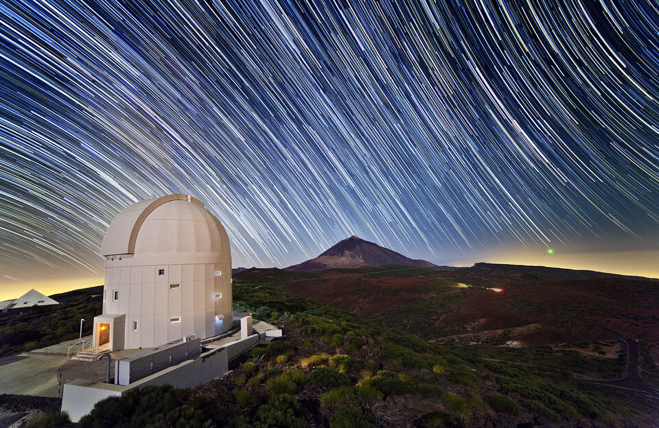 Optische Bodenstation der ESA auf Teneriffa