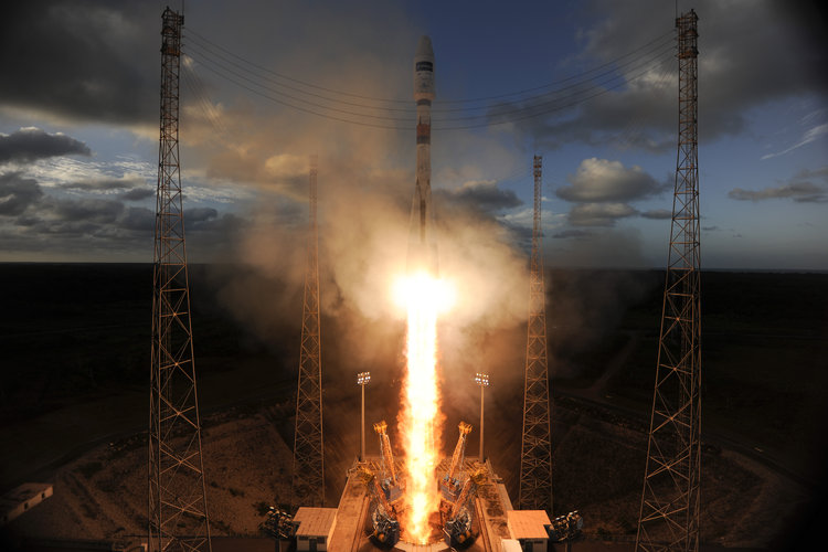 Sentinel-1A liftoff