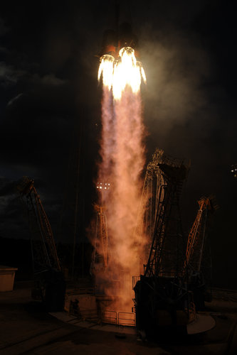 Soyuz liftoff