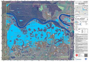 Flood map