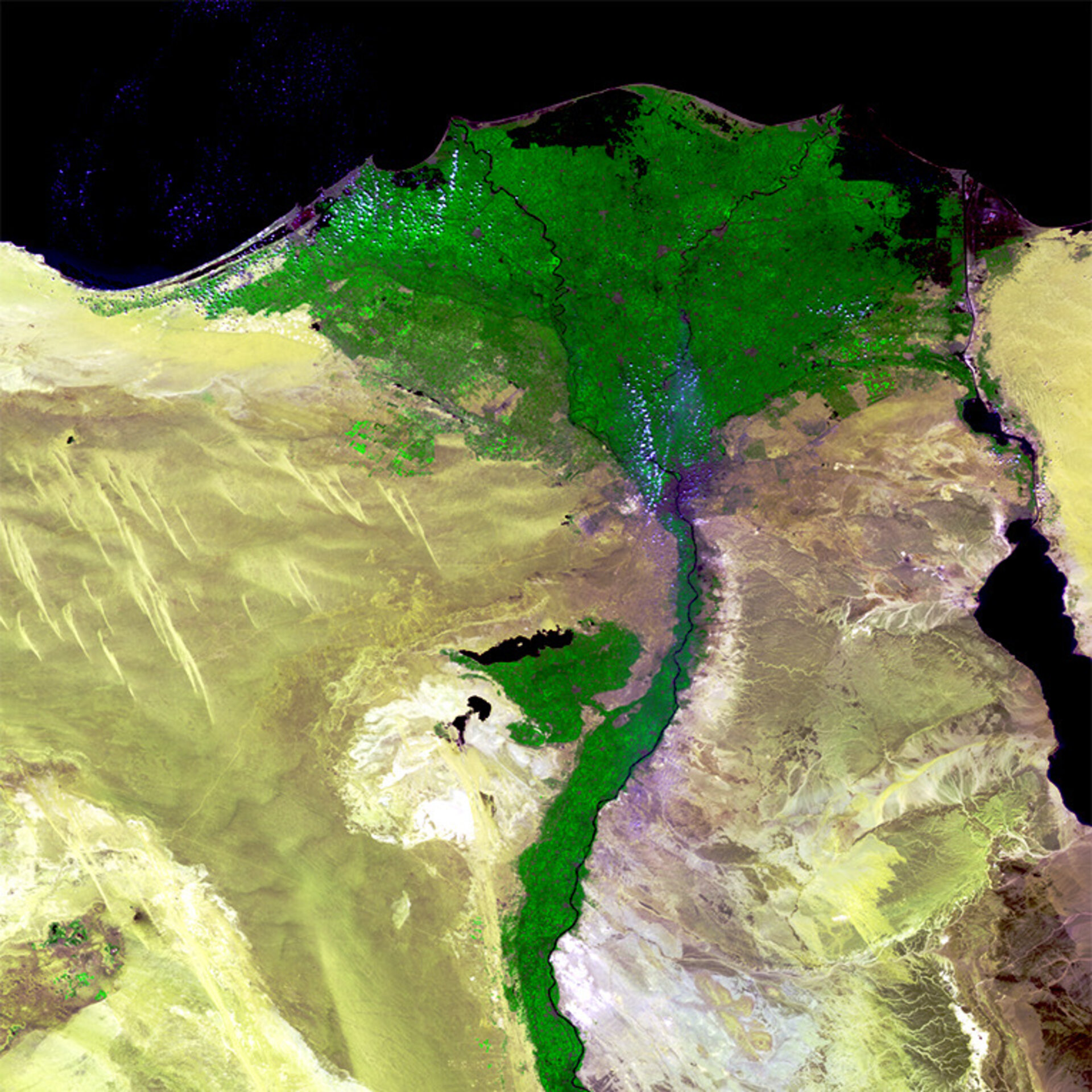 Nile Delta acquired by Proba-V
