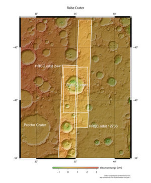 Rabe Crater in context