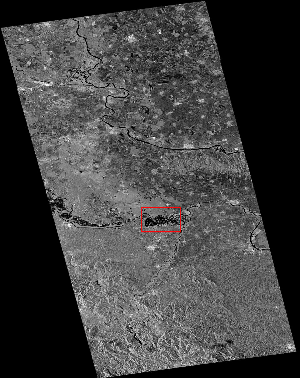 Zdjęcie z satelity Sentinel-1A