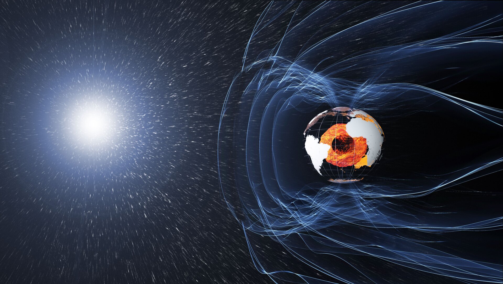 ¿Te imaginas cómo suena el campo magnético de la Tierra?