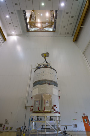 ATV-5 prepared for integration on the Ariane 5 launcher 