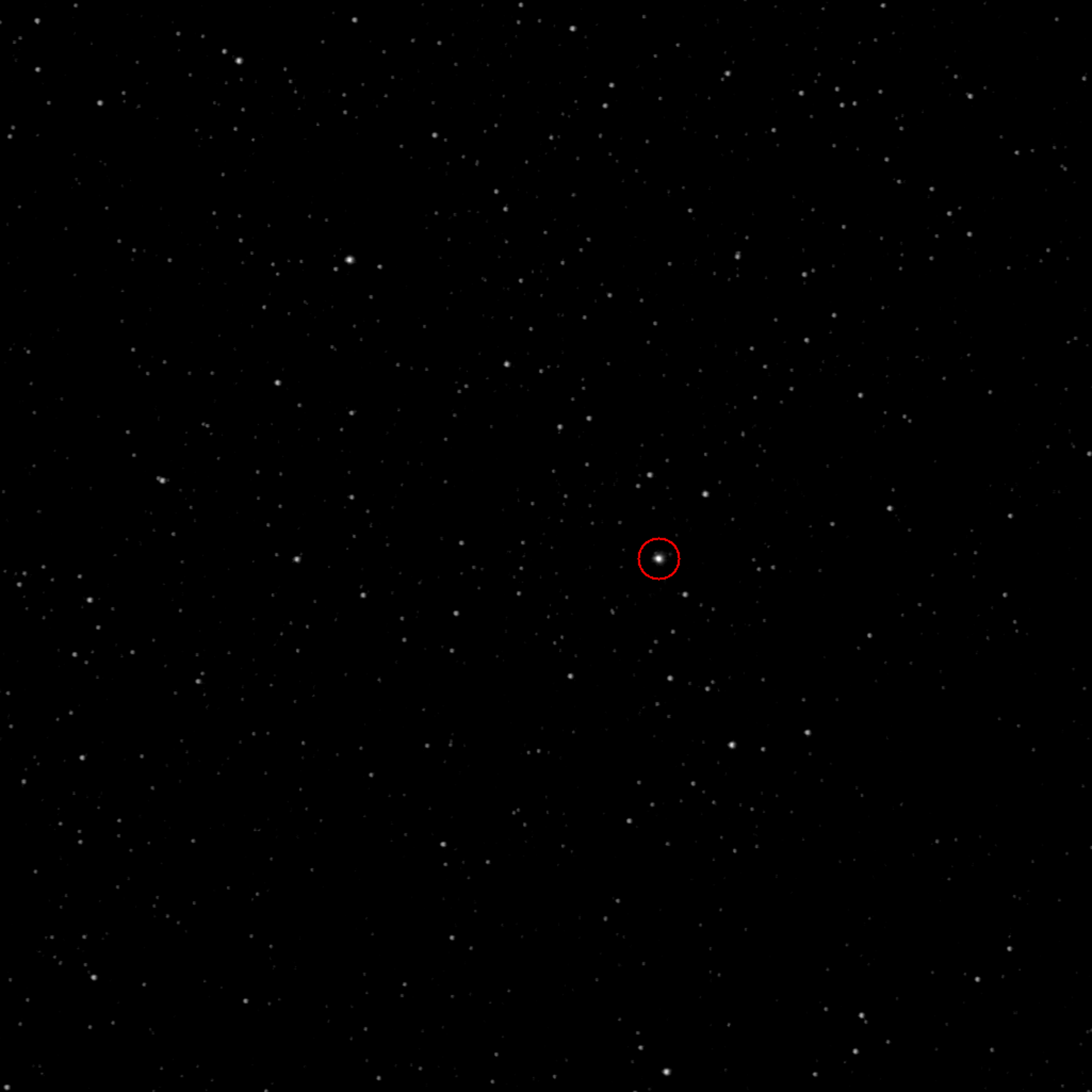 So sah Rosettas OSIRIS-Kamera den Zielkometen 67P am 4. Juni