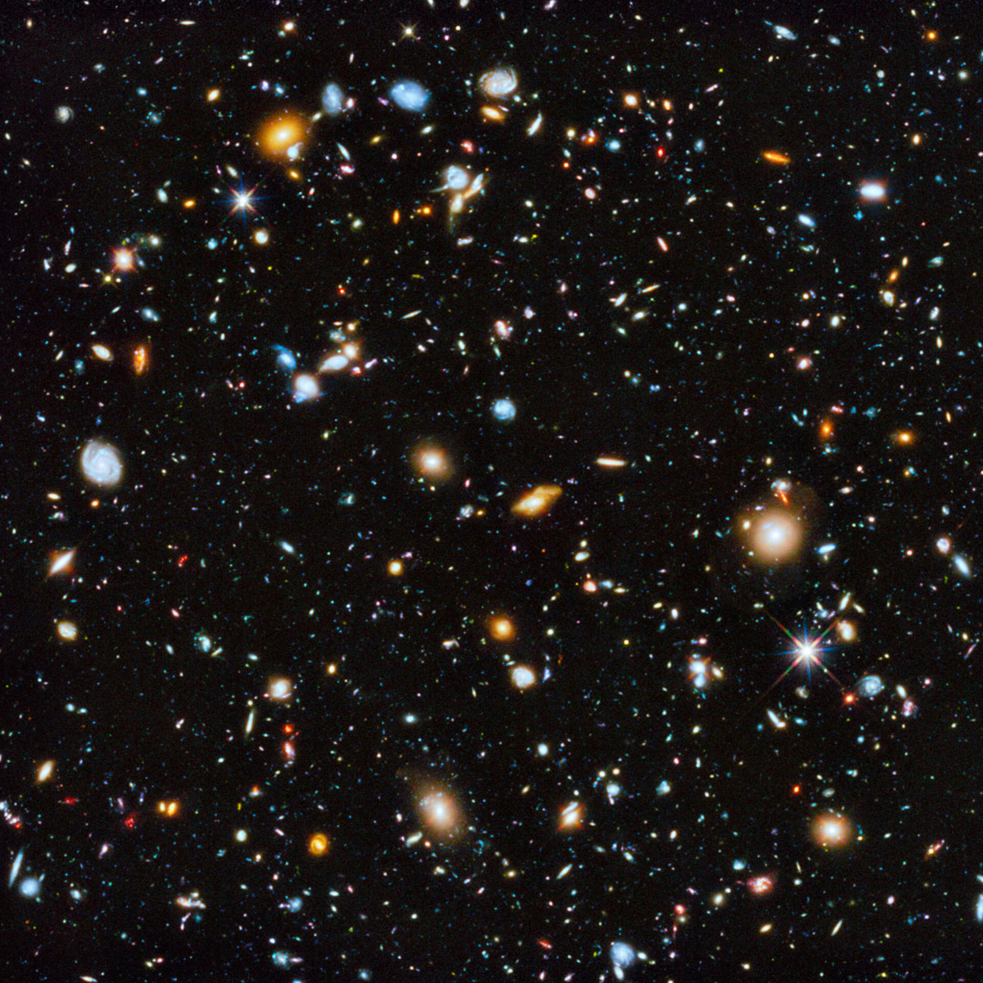 Ultraviolet coverage of the Hubble Ultra Deep Field