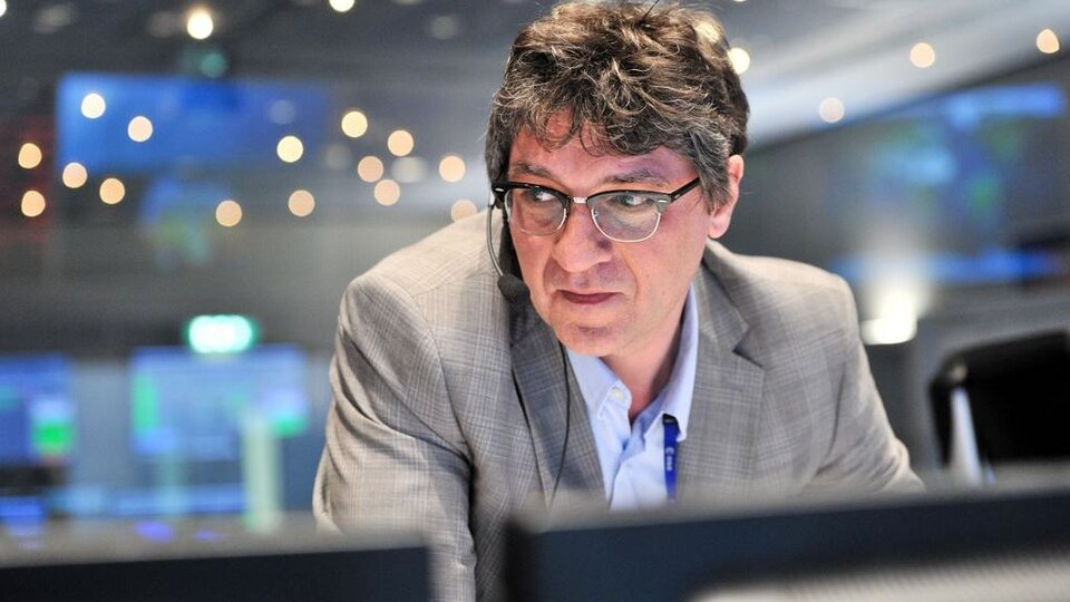 Flight Operations Director Hervé Côme at ESOC