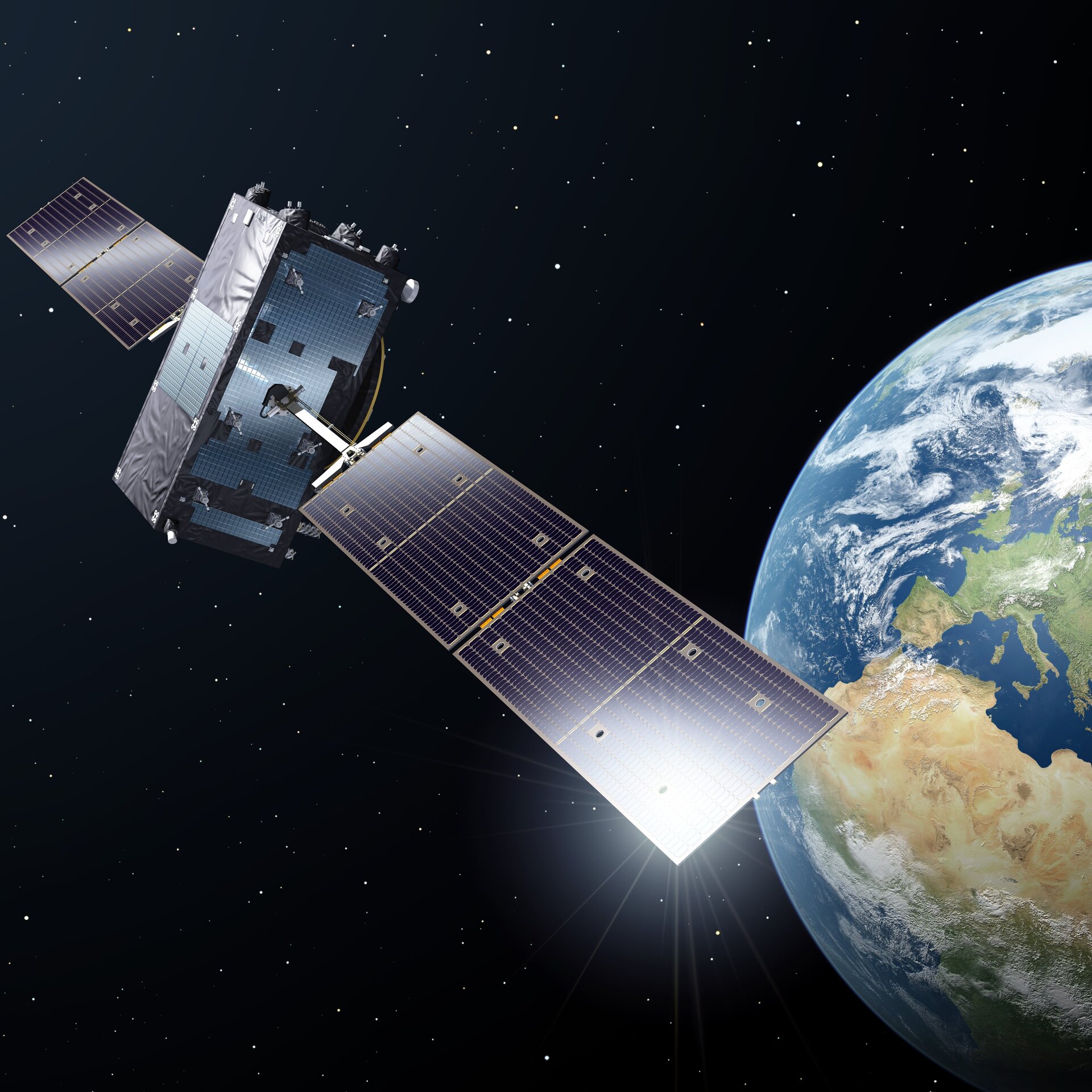 Galileo satellite in orbit