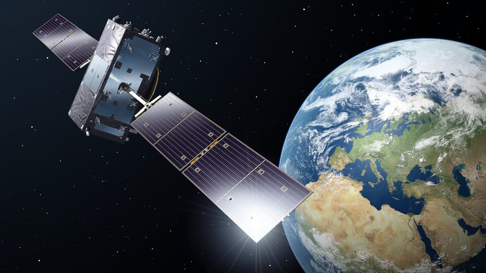 Satellite Galileo en orbite