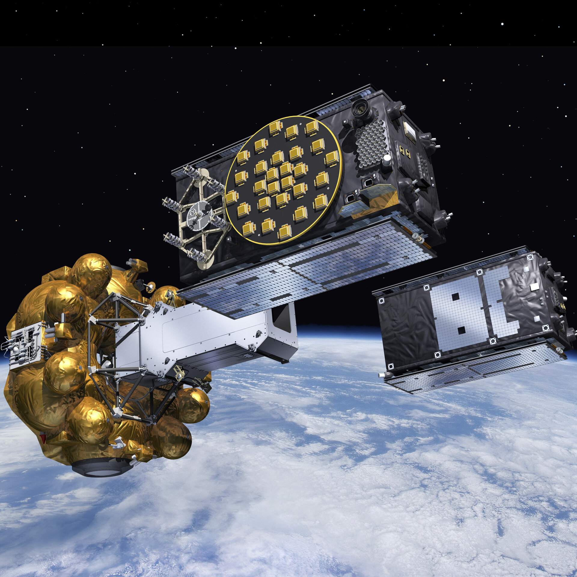 Galileo satellites released into orbit