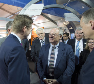 Jean-Jacques Dordain and Rt Hon Greg Clark 