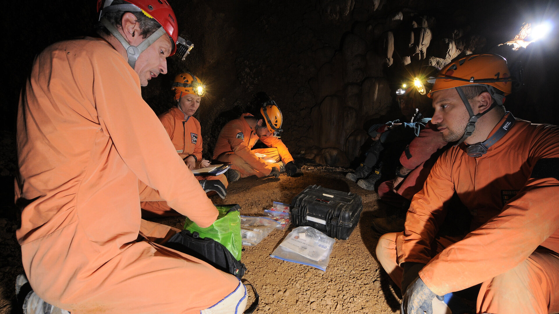 Astronauts will be working together, deep underground