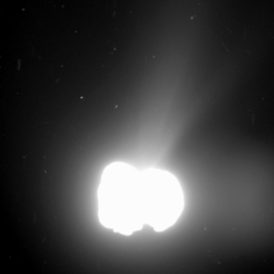 Aktywność komety 2 sierpnia 2014 r.