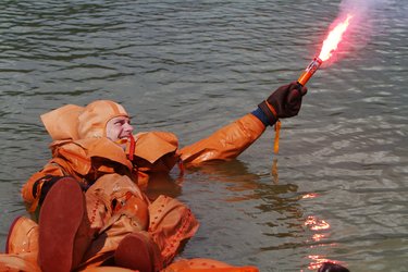 Andreas Mogensen during survival training