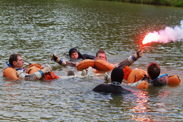 Andreas Mogensen during survival training