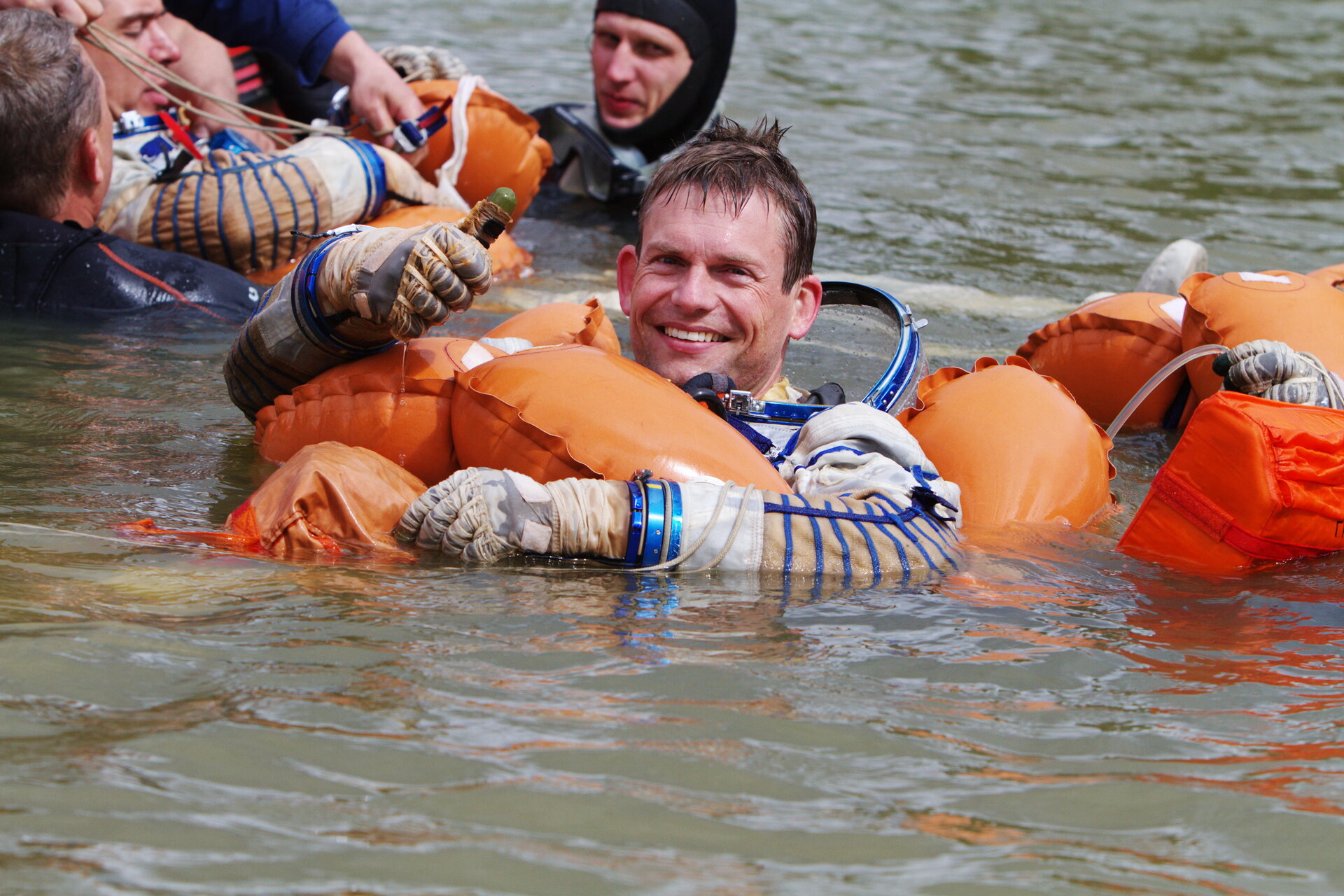 Andreas Mogensen during survival training