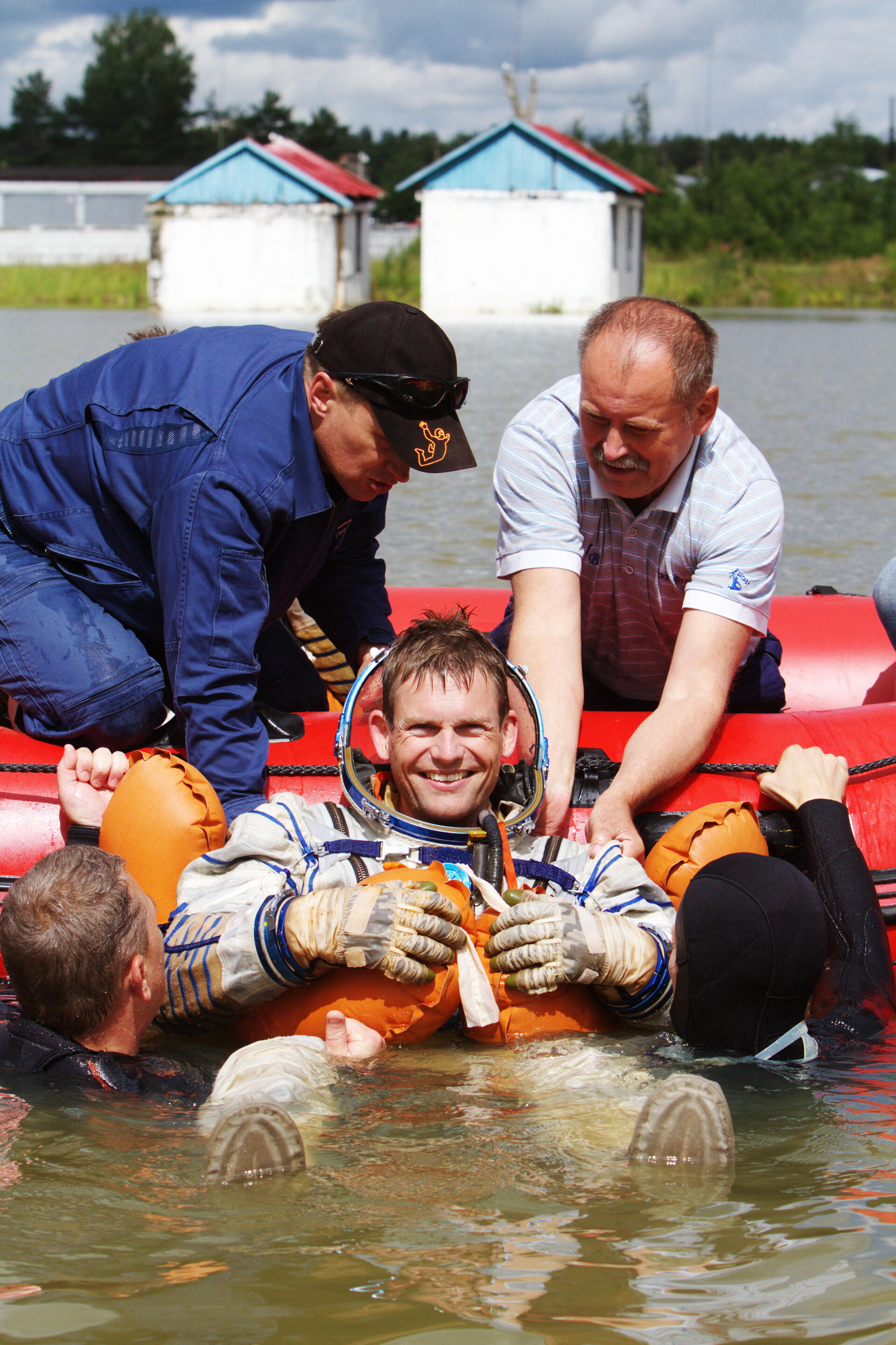 Andreas Mogensen during survival training