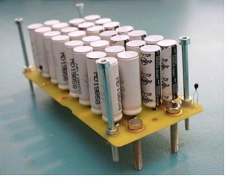 Bank of supercapacitors