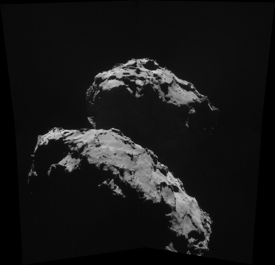 Rosetta's comet on 10 September 2014